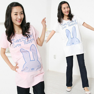 2013 maternity clothing summer loose short-sleeve T-shirt summer maternity clothing maternity t-shirt