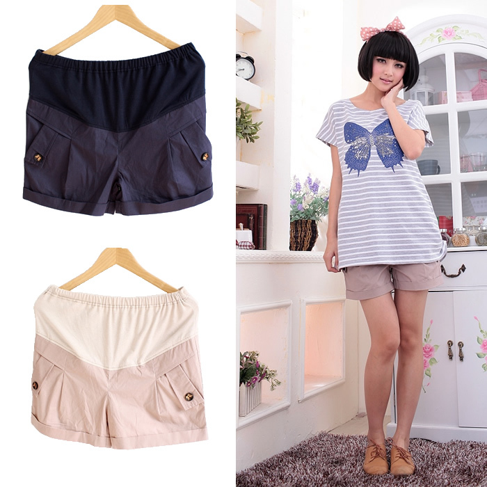 2013 maternity clothing summer maternity shorts summer maternity pants spring belly pants 12079