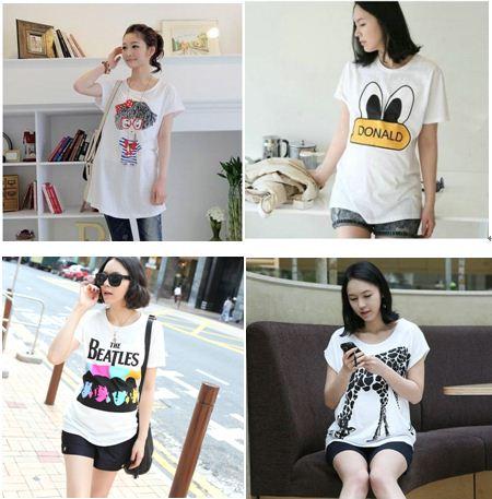 2013 maternity summer t-shirt maternity top basic short-sleeve fashion T-shirt