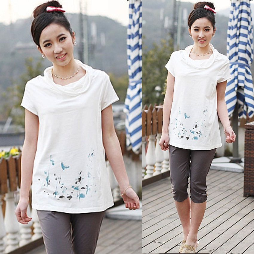2013 maternity top maternity t-shirt  cotton shirt ys292831