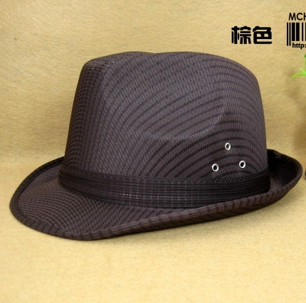 2013 mesh grey breathable male fashion fedoras jazz hat female casual cap