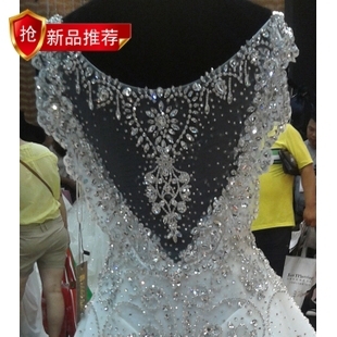 2013 models Korean luxury exquisite diamond fashion elegant open back beautiful wedding dress TY8808