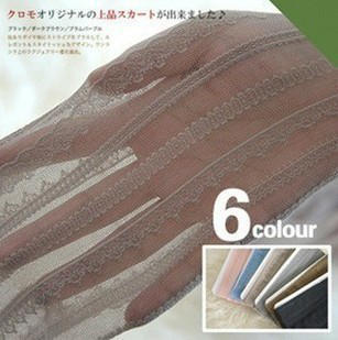 2013 New Arrival Beautiful Lace Transparent Vertical Stripe Womne Pantyhose  w749 transparent