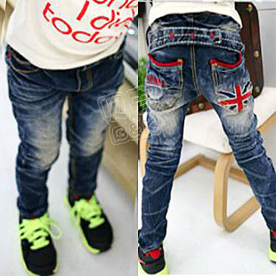 2013 new arrival fashion four seasons girls kids jeans boys long pants for unisex kids trousers clothes garment