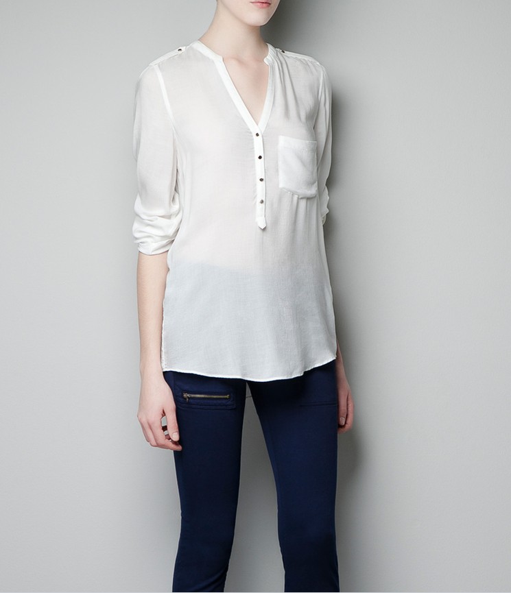 2013 New Arrival fashion Woman Solid Blouses Long sleeves shirts Elegance Lady Business Appreal