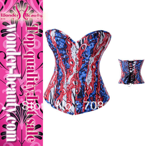 2013 New Arrival Hot Sale Sexy Strapless Corsets Colorful Corsets