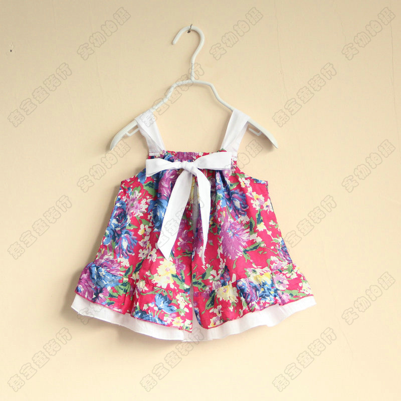 2013 New arrival Korea Brand girls skirt girls suspender  blouses children wear nice two colors 5pcs/lot