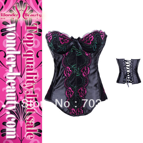 2013 New Arrival Rose Print Corset Sexy Strapless Corset Without Dress