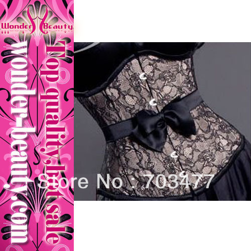 2013 New Arrival Sexy Strapless Corset With Bowknot