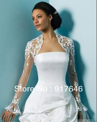 2013 New Beautiful White Lace Full Stole Wedding Shawls Wraps Shrug Bolero Jacket Bridal Prom