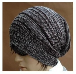 2013 New Brand Warm&Beautiful Winter Knitted Wool Hat Women's  black Lady Beanie Hats Wholesale Free Shipping