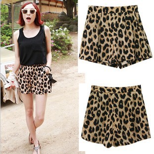 2013 New!!Classic Leopard Casual Shorts&Hot Shorts,Wholesale/Retail Free Shipping