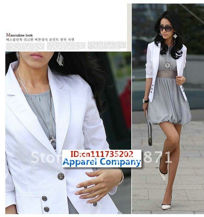 2013 New coats women outwear one button OL style long sleeve ladies coat Small suit Autumn clothing outerwear suits