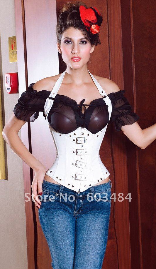 2013 new,CPAM FREE SHIPPING! sexy shaper,sexy corset,sexy bustier,corset+g string,DL5144w