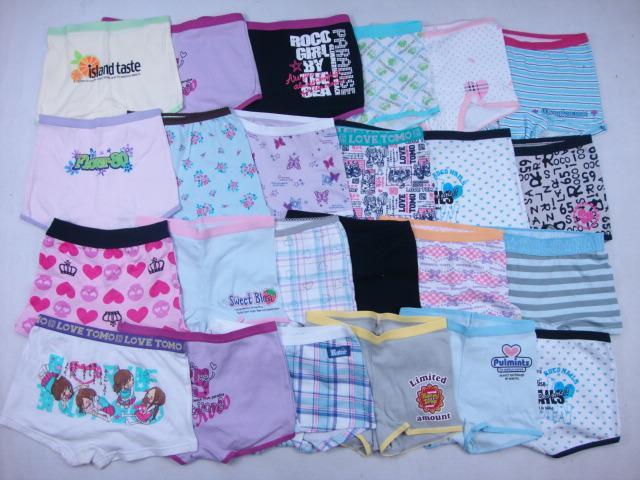 2013- new design girl underwear Straight Angle pants girl panties