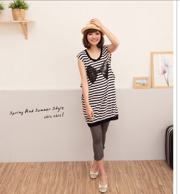 2013 New Design Hot Sale Fashion Maternity Clothing Beautiful Vara Bow Long Version Loose Coat 1722058