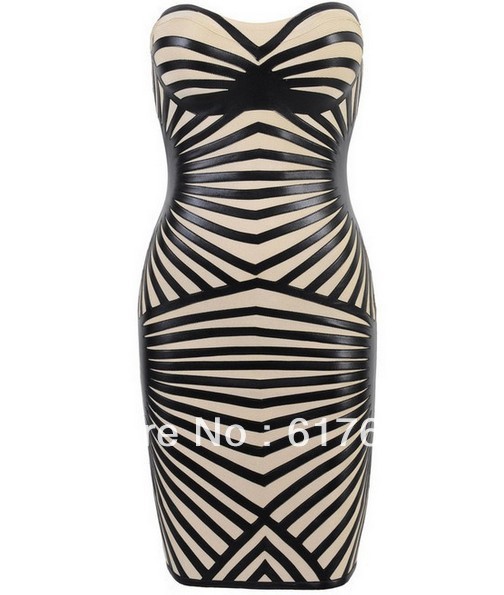 2013 new design sexy women strap leather bandage dresses