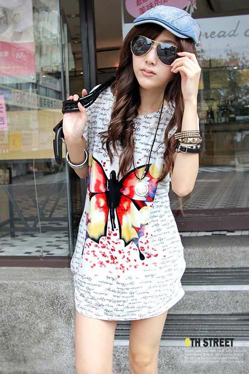 2013 New Design Stripe Butterfly Loose Long Version Dear mommy Hot Sale 1722049