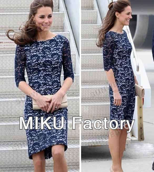 2013 New Elegant Lace Dress Lady Skirt Women's Short Sleeve Dress Three Size free shipping