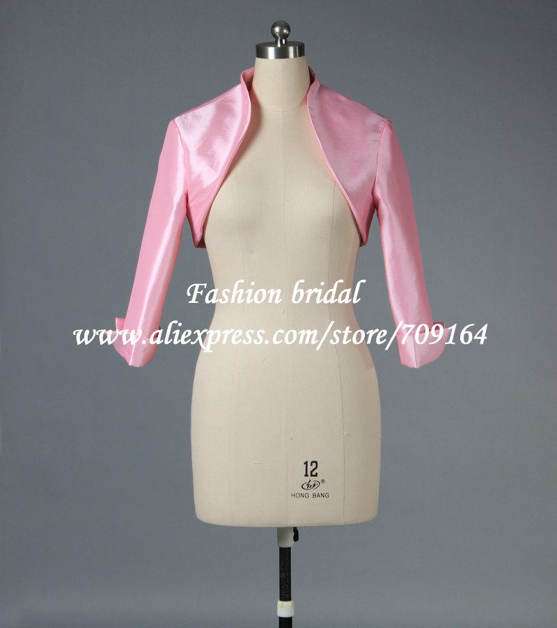 2013 New Fashion Bridal Bolero Jacket Taffeta Free Shipping A1014