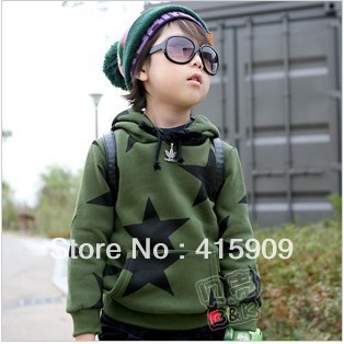 2013 new fashion design children baby clothing boy and girl clothes  star picture hoodies for spring season