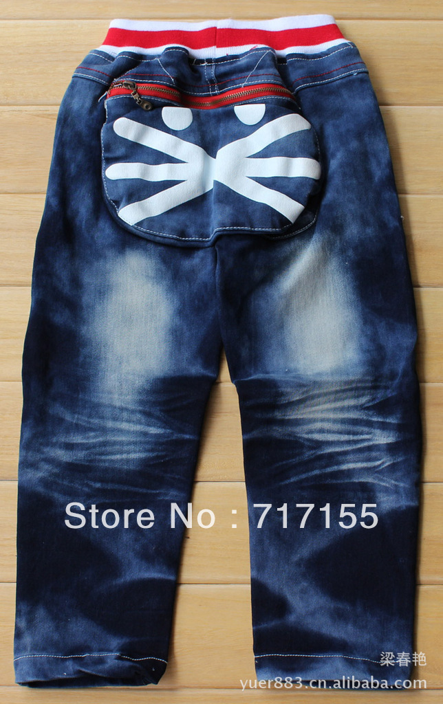 2013 new fashion hot selling Girls and boys pants jeans children jeans PP jeans boy Girl casual jeans trousers