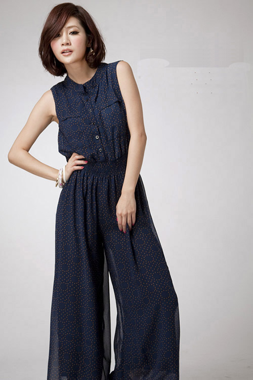 2013 New Fashion Strapless Overall Chiffon Jumpsuit Women