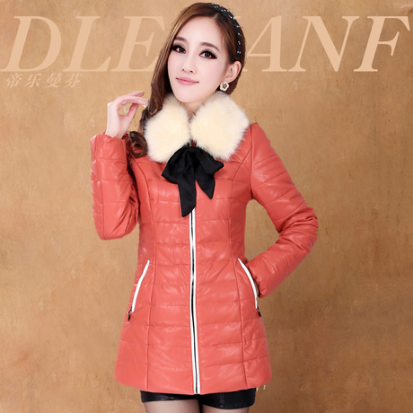 2013 new fashion women down jacket long trench coat ladies winter warm padded  hood overcoat thick clothing