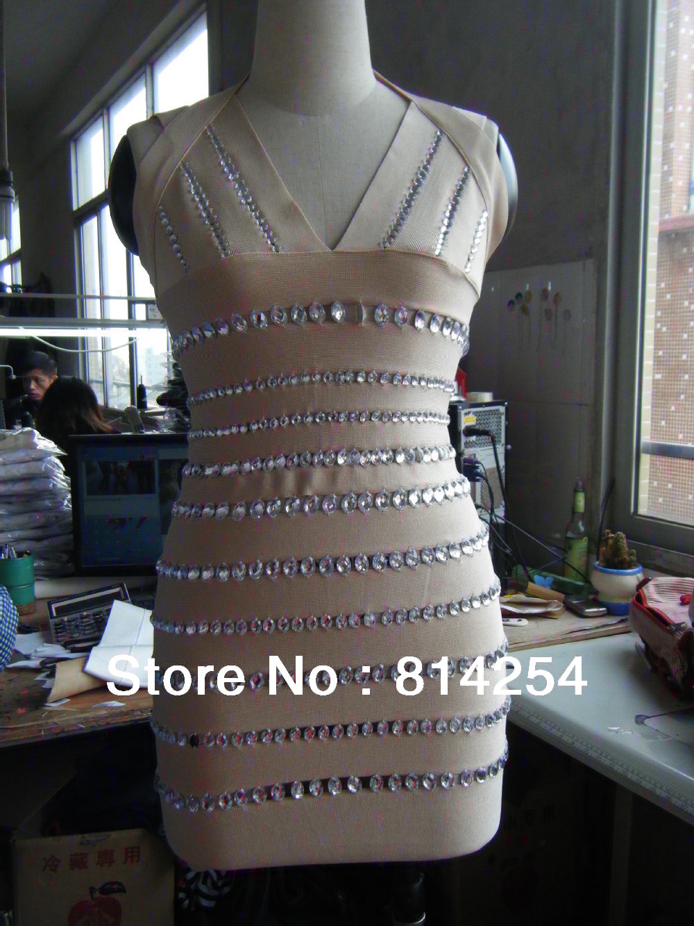 2013 new fashion WOMEN's .......HL bandage dresses party  dresses celebrity prom and formal dresses wholesale