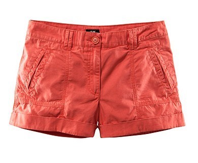2013 New Fashion Women's New 2012 100% cotton shorts candy color low-waist pants hm8 6 full package ,Free Shipping