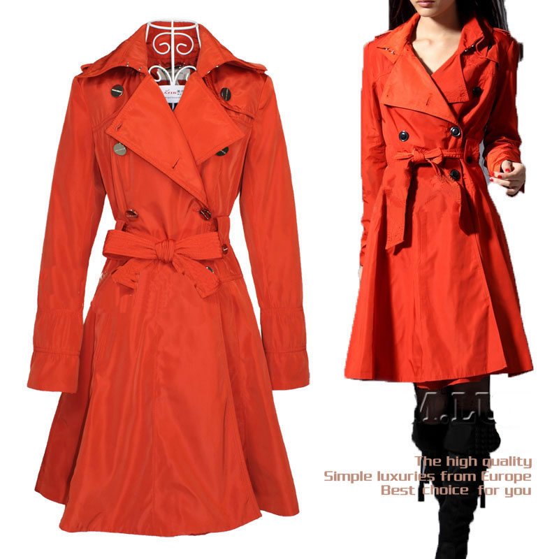 2013 new fashion women trench coats Free Shipping lady slim trench Coat  sexy outdoor windbreaker