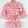 2013 NEW Girl Nightgown Sleepwear Peppa Pig Robes pink heart printed girl dressing sleepwear soft dress best gift 2sets/lot