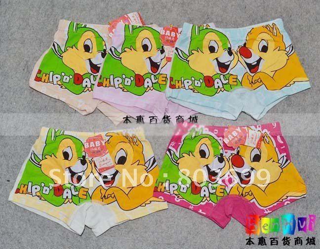2013 New Girls ' Boxer briefs Comfortable cotton children's underwear cartoon rabbit