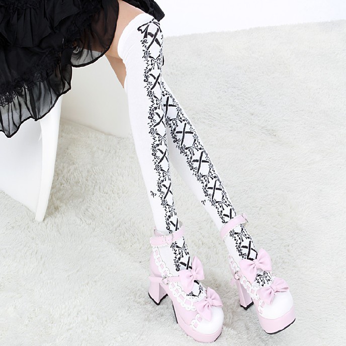 2013 new Hand-in spring autumn and winter cotton women's stockings over-the-knee socks cotton stockings Free shipping