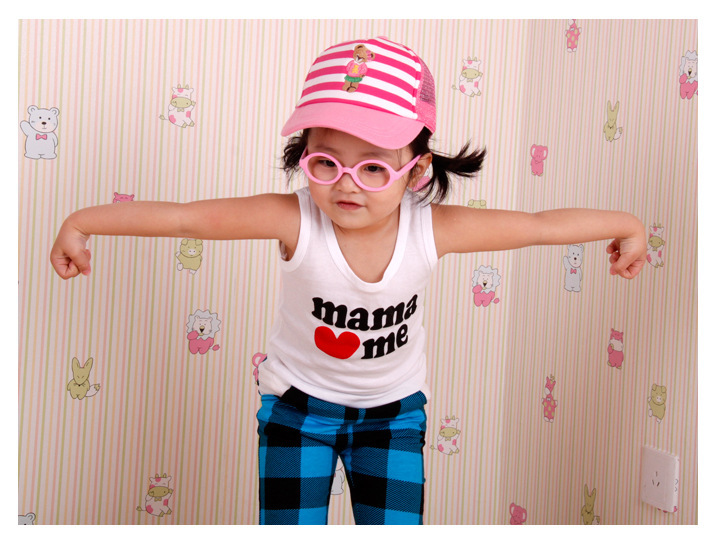 2013 new hot sale summer papa mama  Camisoles  for children ,whosale from 16 pic.