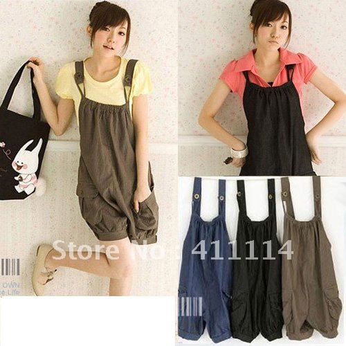 2013 new hot summer Fashion Cozy women clothes Piece shorts Strap lantern jumpsuit Rompers Pants T-shirt