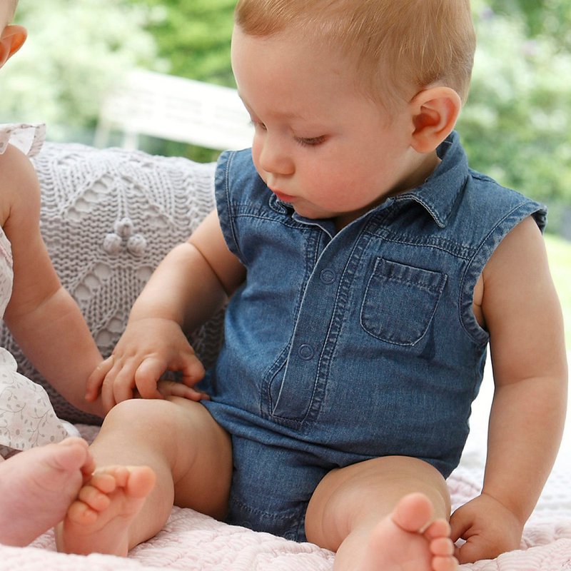 2013 New infant clothes baby fashion Romper jean children summer clothing NX-019 free shipping