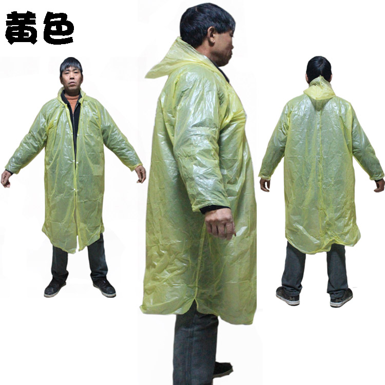 2013   New Jcsp disposable raincoat blue thick separate n-086
