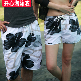 2013 new letter lovers beach pants lovers shorts hot-selling single-shorts Travel first choice hot pants for men and women