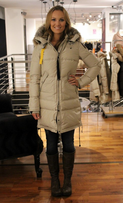 2013 New model Women's Down Coat down jacket Overcoat long down Parkas with raccoon collar Cap hat PJS 724