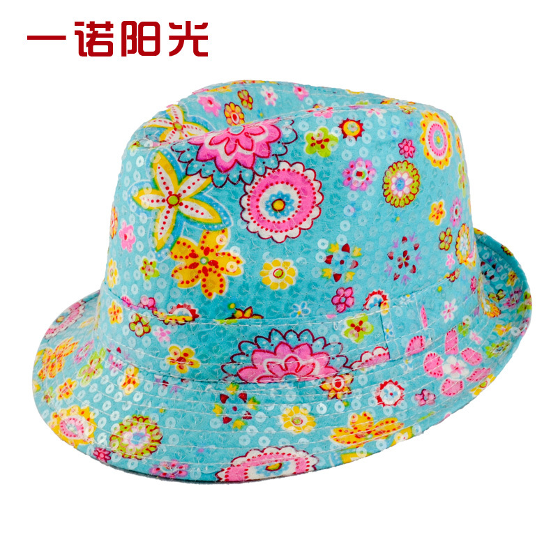 2013 New Paillette fedoras jazz hat flash rustic reflective stage drama Free shipping