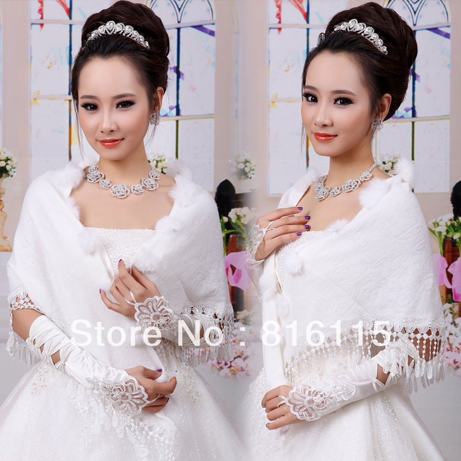 2013 new products fashion beautiful lace design bridal wedding wrap
