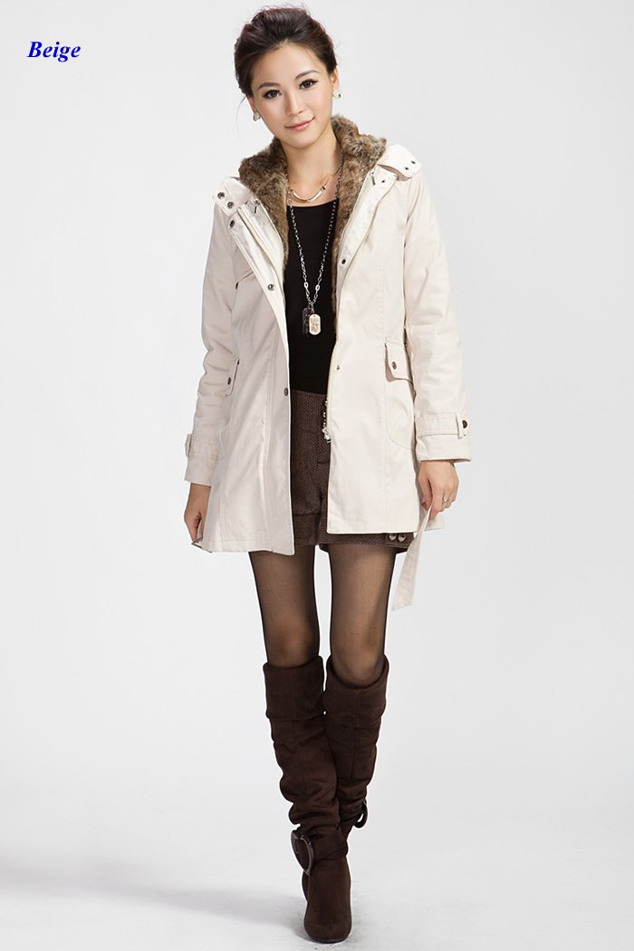 2013 New promotion Women cotton coat faux fur  coats Free shipping winter warm parka outerwear clothes leisure  parka