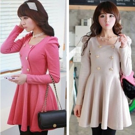 2013 new Promotions hot trendy cozy fashion women clothes casual sexy dress  Slim size code bubble long-sleeved