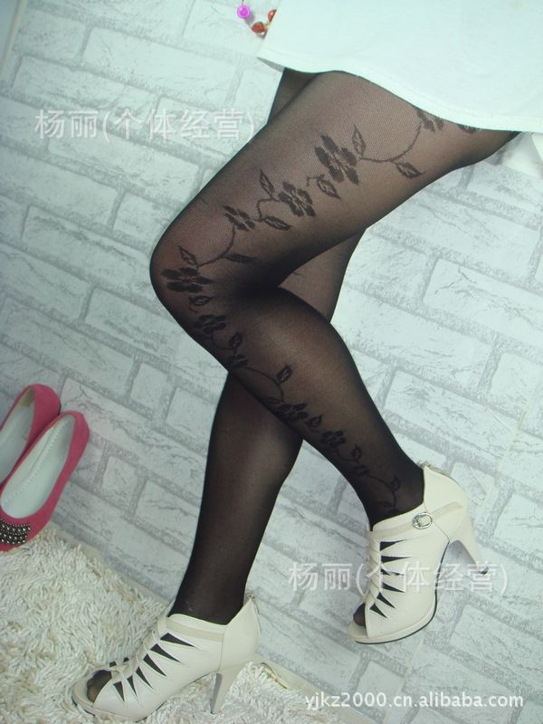 2013 New Spring  Fashion Black Fishnet Follow Design Sexy  Tights Stockings For Women 1615