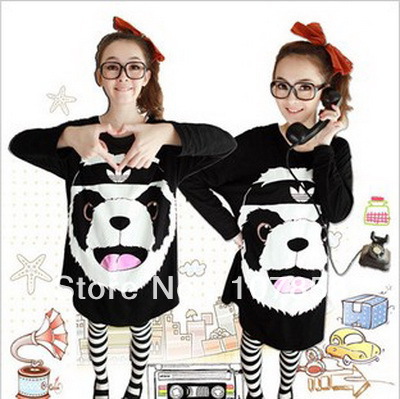 2013 New Spring Fashion Panda shape Bat shirt long-sleeved T-shirt Maternity T-shirt Pregnant women wear Maternity Tops #M1234