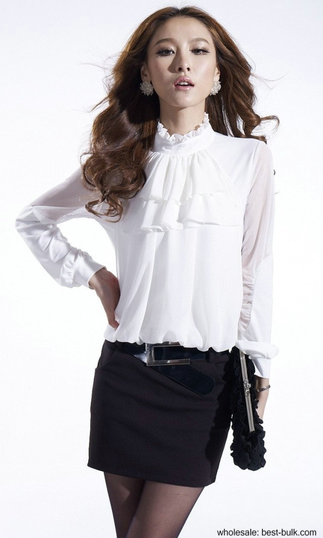 2013 new spring lady commute slim belly thin bag hip temperament cover half turtleneck dress 2266