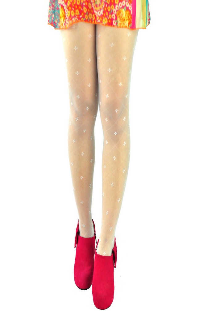 2013 new Spring  White Dot Sexy Pantyhose Tights For Women