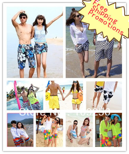 2013 new style beach pants lovers shorts summer pants travel size l xl xxl board shorts plus size Free shipping pants