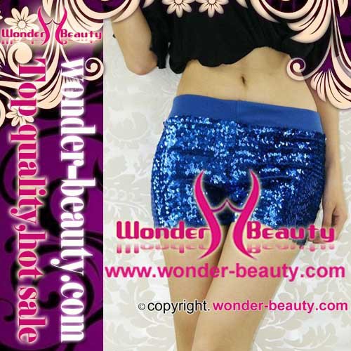 2013 New style blue sequin sexy hot pants for lady